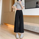 Skinny little man 150 three-point harem tencel carrot pants for women summer thin Japanese style versatile loose wide leg pants xxs