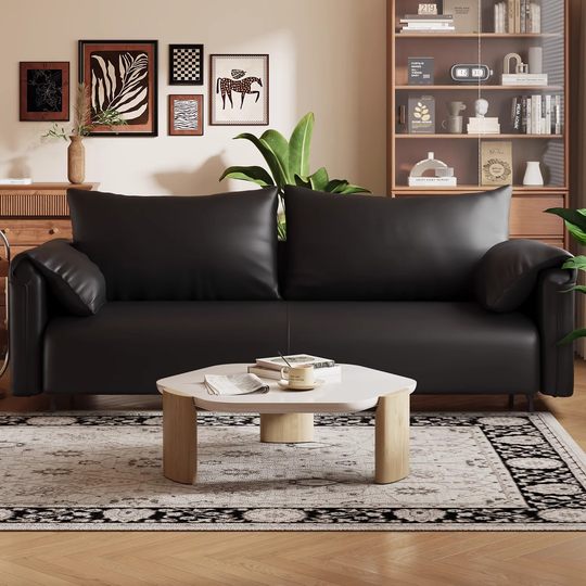 布艺沙发小户型客厅双人防猫抓休息区接待出租房民宿大象耳朵沙发