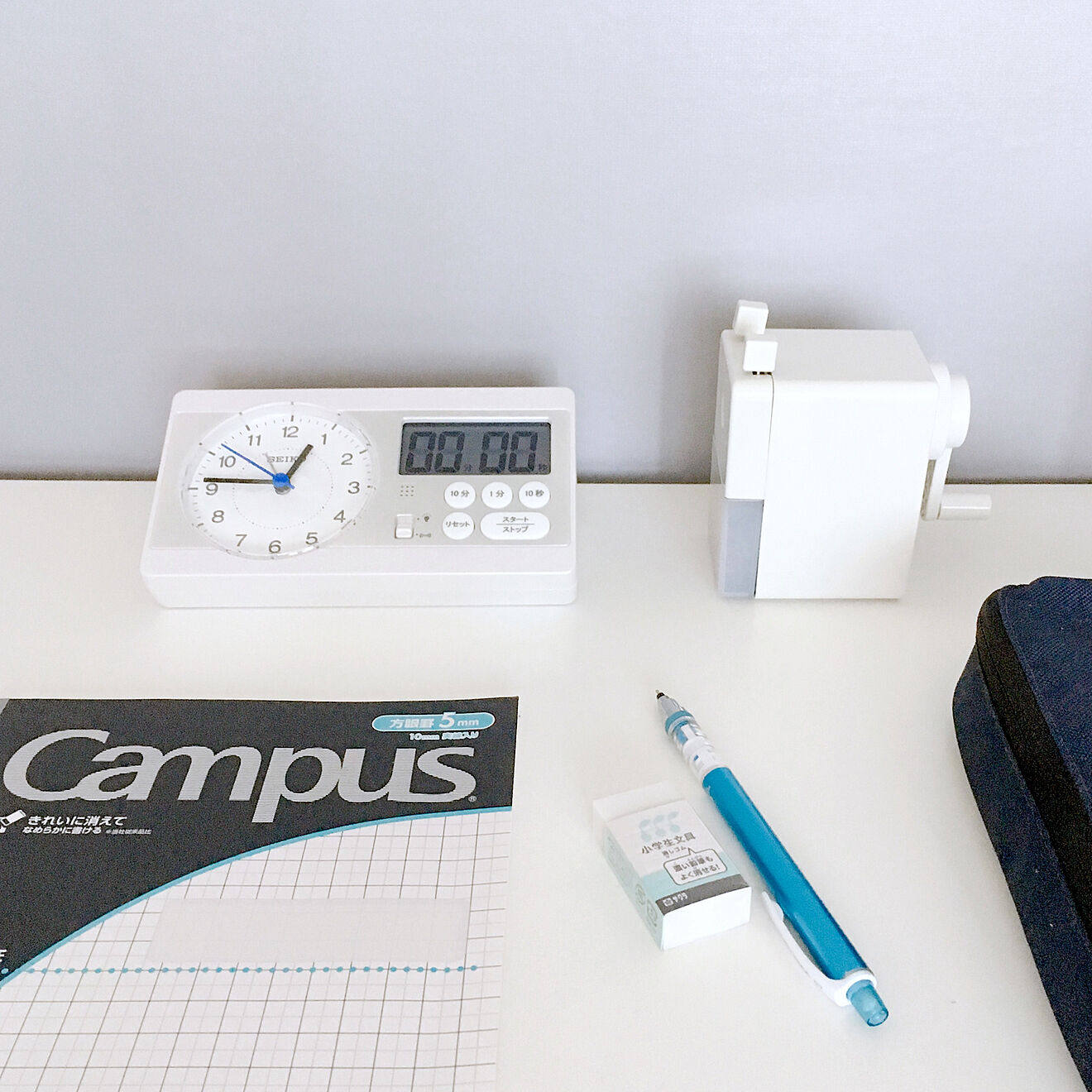 日本seiko精工学习时钟学生考试定时闹钟桌面计时器台钟现货包邮 激安的殿堂