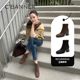 Qianbaidu thick high heel elastic sock boots for women 2025 autumn and winter new fashion boots short boots