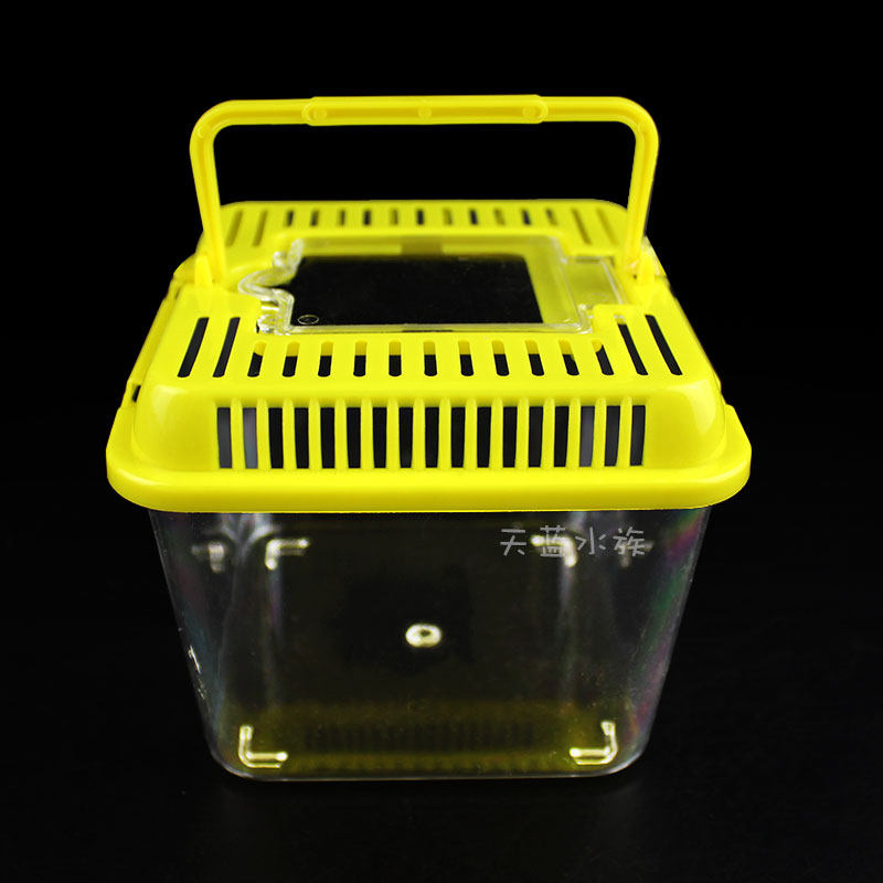 乌龟缸金鱼缸宠物盒塑料乌龟盒手提龟瓶斗鱼杯透明仓鼠盒大中小号,淘宝优惠券,粉丝福利购,淘宝优惠卷