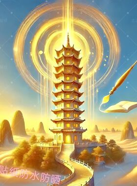旗开得胜金榜题名贴画教