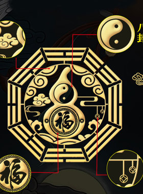 速发葫芦摆铜创意件室合金金属贴卧镍门-门挂件