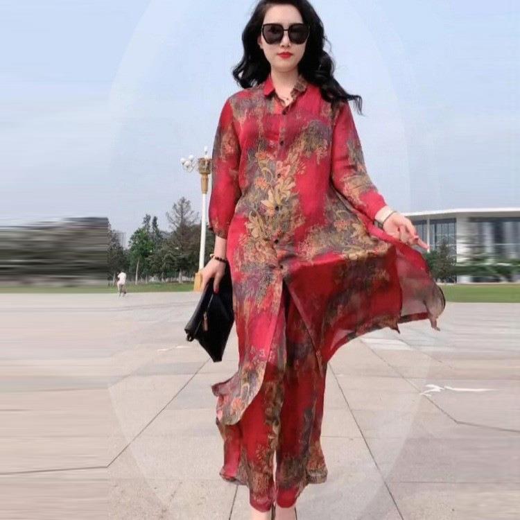 large suit piece silk blended two size dress Imitation - 图2