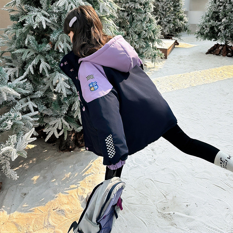 女童夹棉库洛米冲锋衣2025新款儿童秋冬装加厚女孩可拆三合一外套,淘宝优惠券,粉丝福利购,淘宝优惠卷