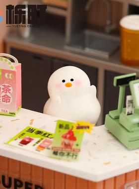 微景观摆件可爱小肥鹅树脂工艺品汽车中控台摆件家居装饰礼品