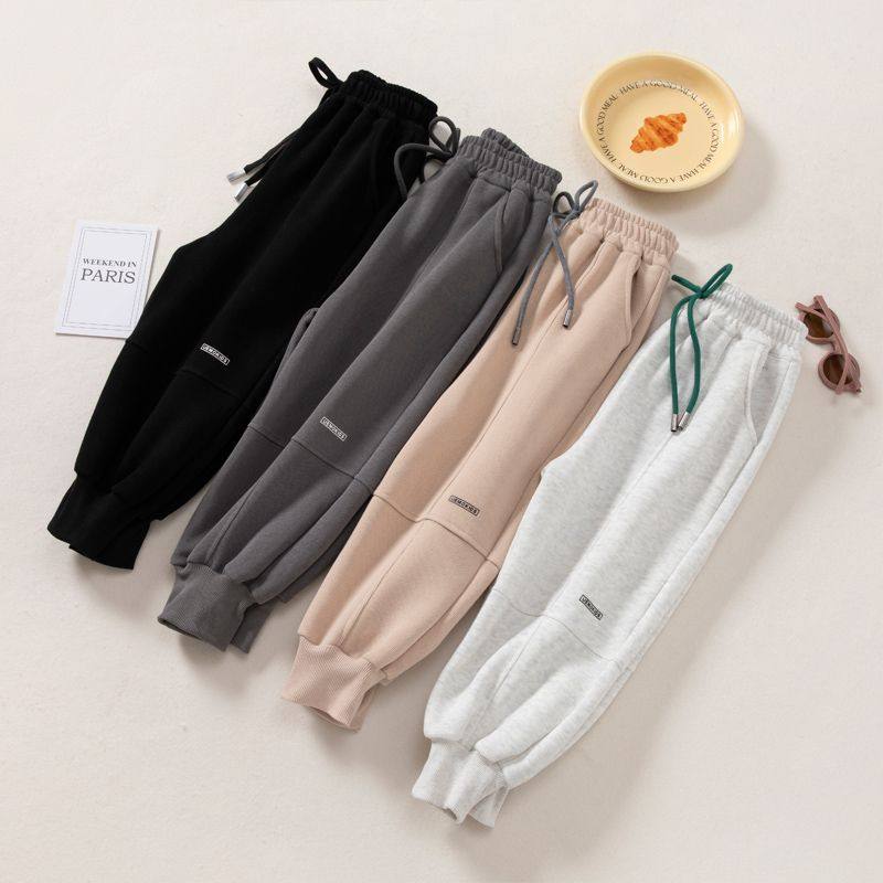 儿童裤子2026春秋男女童韩版洋气束脚裤中大童运动裤休闲外穿长裤,淘宝优惠券,粉丝福利购,淘宝优惠卷