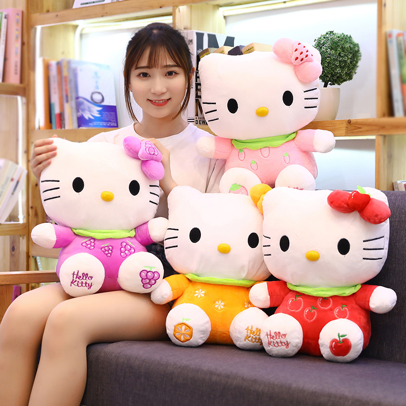 hello kitty公仔凯蒂哈喽KT布娃娃猫咪玩偶抱枕女生睡觉毛绒玩具