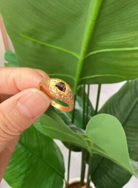 印度纯银镶嵌天然碎钻设计款戒指 左13右15