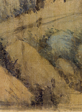 董其昌秋霁高清微喷范本山水画
