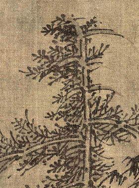 巨然兰若高清微喷传统宋元山水画