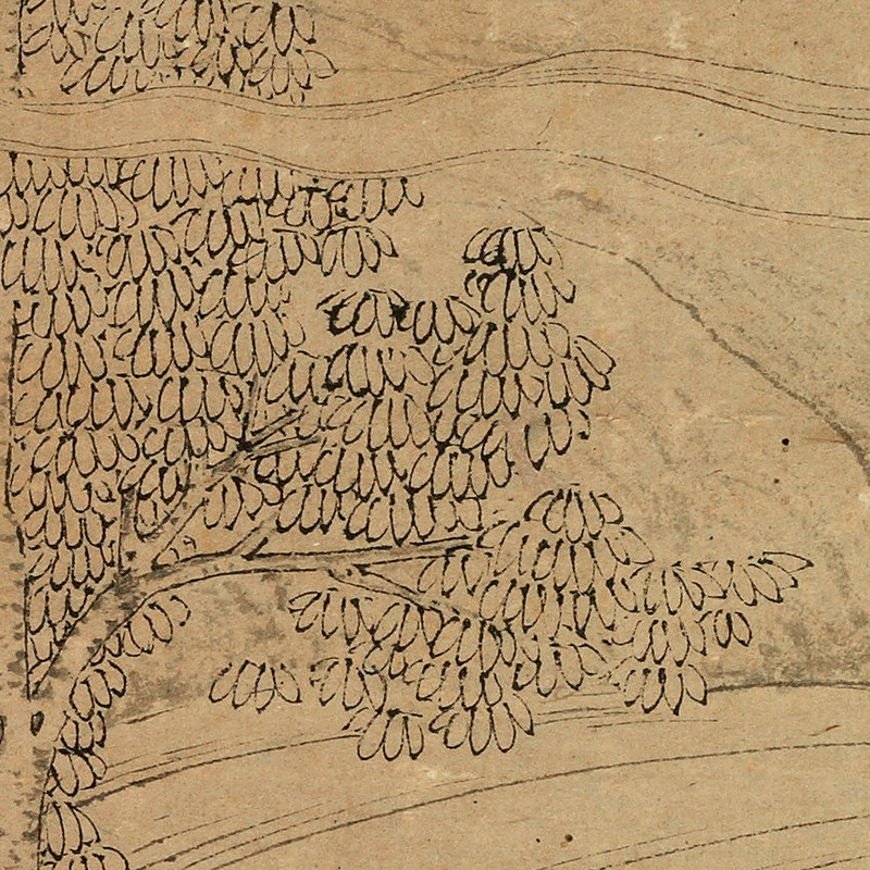 四睡图高清微喷宋元人物画临摹绢布画稿传统人物画白描罗汉范本,淘宝优惠券,粉丝福利购,淘宝优惠卷