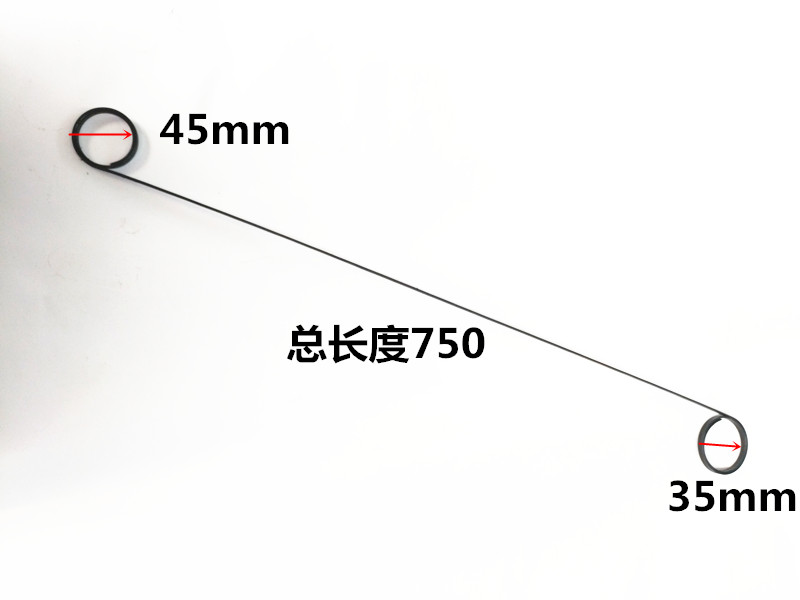 纸箱机械配件水墨印刷开槽机废纸弹条钢条10条包邮 - 图1