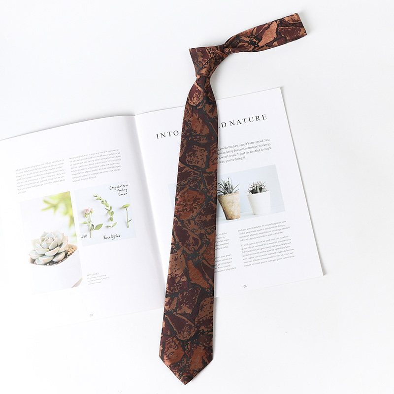 深棕色日系中古风领带男女通用JK/DK制服学院风港风复古免打装饰,淘宝优惠券,粉丝福利购,淘宝优惠卷