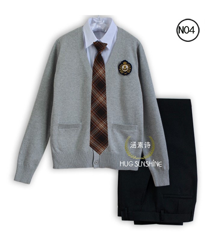 包邮校服套装英伦表演学生班服礼服秋冬男外套JK毛衣动漫日韩制服 - 图1