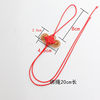 Chinese knot small bookmark lucky bag Chinese knot mini hand-knitted bow mobile phone seal pendant knot red color edge