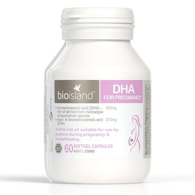 現貨 澳洲Bio Island備孕懷孕孕婦DHA 60粒 海藻濃縮油