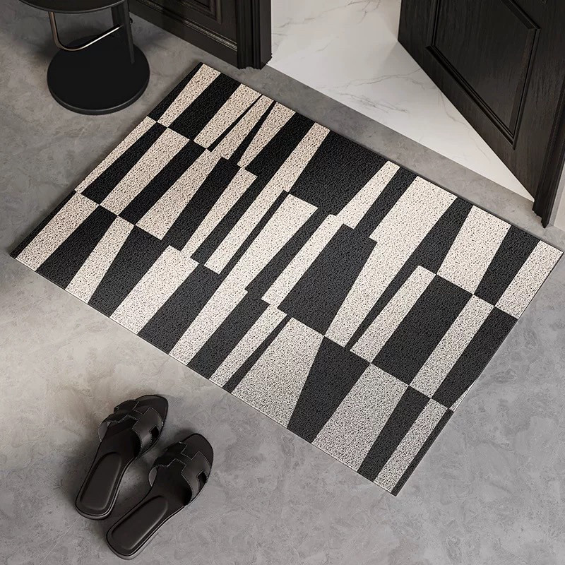 复古轻奢入户地垫裁剪丝圈门垫进门脚垫玄关家用户外垫子门口防滑,淘宝优惠券,粉丝福利购,淘宝优惠卷