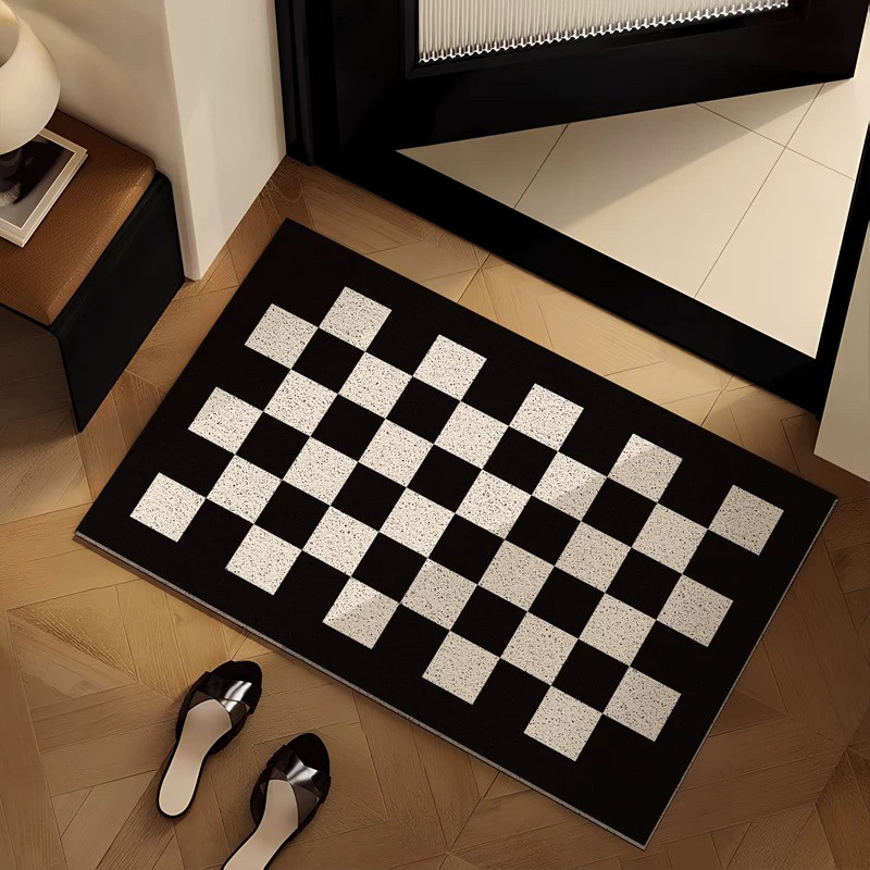 复古轻奢入户地垫裁剪丝圈门垫进门脚垫玄关家用户外垫子门口防滑,淘宝优惠券,粉丝福利购,淘宝优惠卷