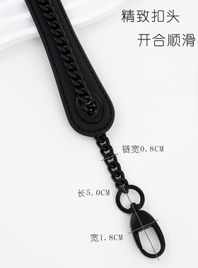 迪奥戴妃包肩带链dior包带