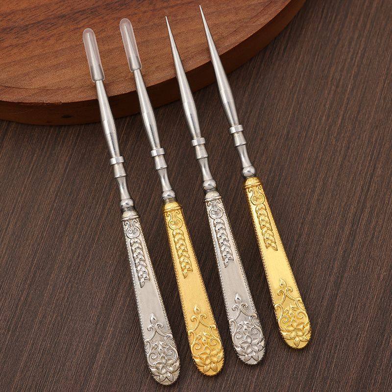 复古圆孔红古银锥子可钻孔定位工具皮革工具手工纳鞋底上鞋锥小巧,淘宝优惠券,粉丝福利购,淘宝优惠卷