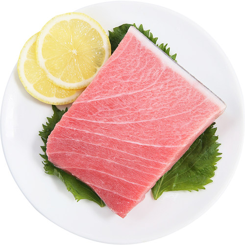 金枪鱼刺身大腹O-Toro新鲜冷冻鱼腩生鱼片500g进口蓝旗金枪鱼大脂 - 图0