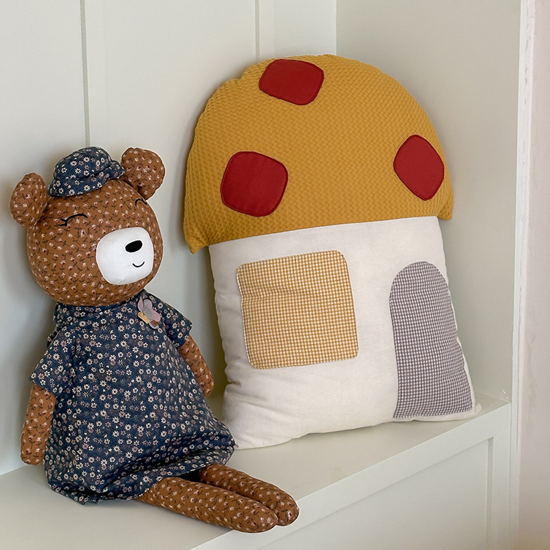 卡通款儿童纯棉抱枕韩系软萌多功能宝宝安抚玩具居家沙发装饰玩偶,淘宝优惠券,粉丝福利购,淘宝优惠卷