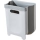 Kitchen trash can wall-mounted foldable
