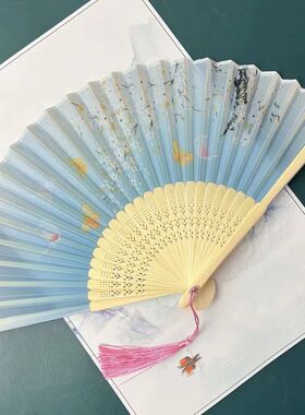 扇古风扇子折扇汉服表演道具