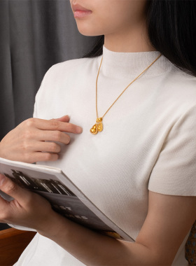 【某书上好火】韦雪同款葫芦项链