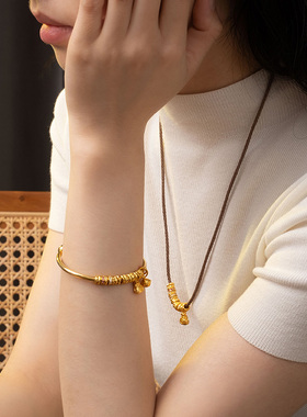 串珠盘缠手镯diy穿珠配饰