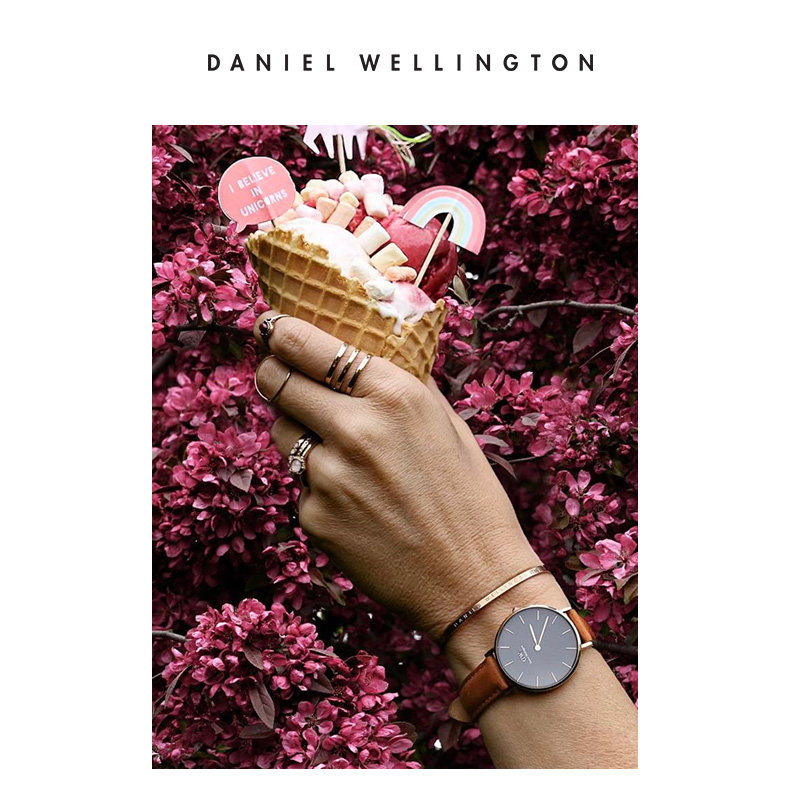 【预售立减】28mm dw皮带石英表 DanielWellington海外欧美腕表