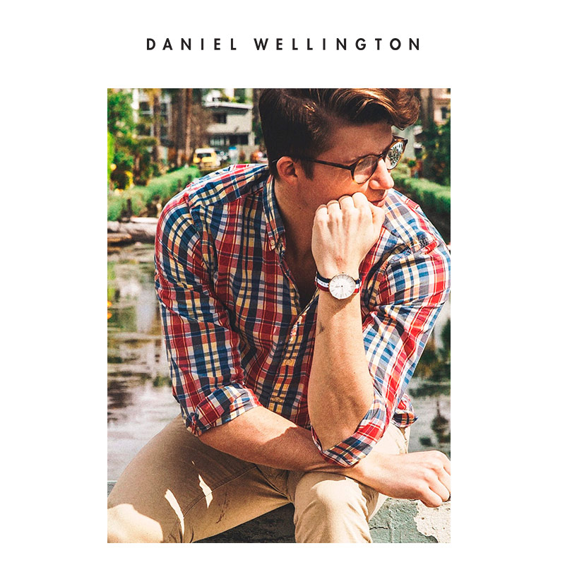 danielwellington 40mm织纹带石英dw DanielWellington海外欧美腕表