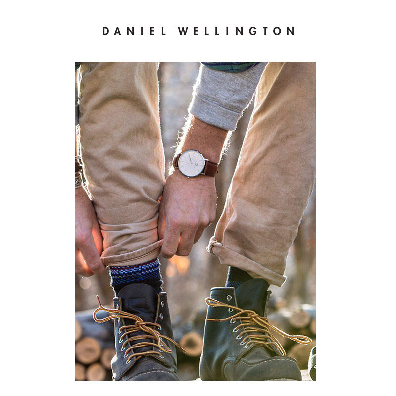 danielwellington dw皮带石英男表 DanielWellington海外欧美腕表