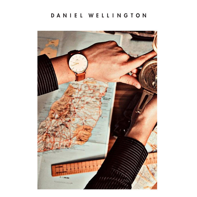 danielwellington dw皮带石英男表 DanielWellington海外欧美腕表