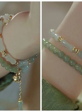 国风中式竹节串珠手链