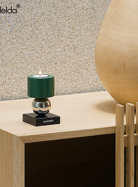 满得达轻奢高档蜡烛电视柜烛台入户玄关客厅桌面装饰摆件装饰品