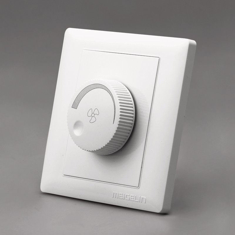 86型暗装吊扇调速器墙壁电风扇无极调速开关壁扇变速开关面板家用