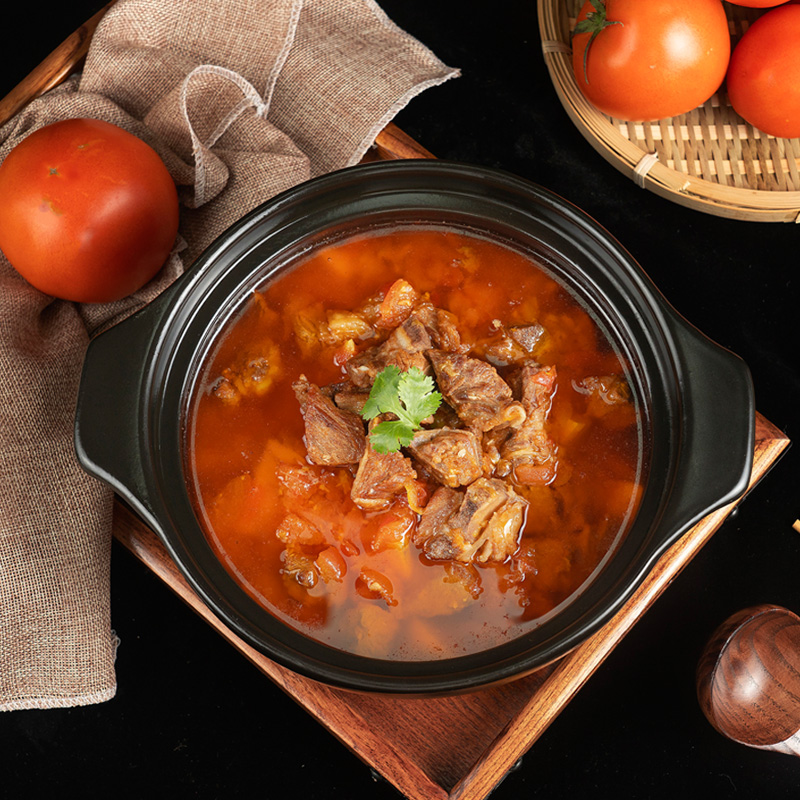 内蒙古巴尔虎红烧牛腩即食牛肉红焖牛肉加热即食牛肉火锅500g - 图2