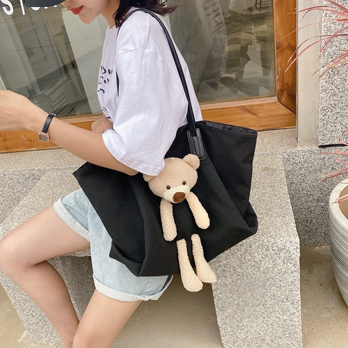 Вместительный и большой шоппер, трендовая модная портативная сумка на одно плечо для отдыха, коллекция 2021