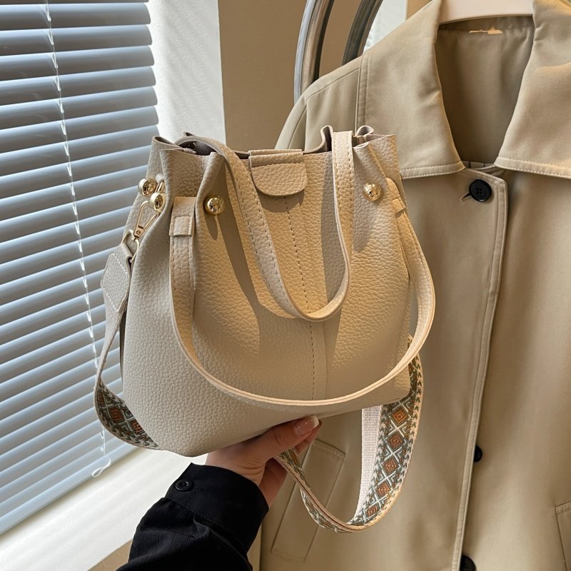 高级感包包女士2025新款时尚流行上班手拎包大容量单肩斜挎水桶包,淘宝优惠券,粉丝福利购,淘宝优惠卷