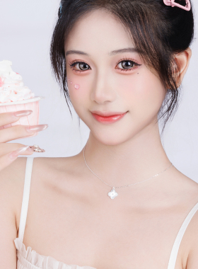 璀琳四叶草项链小众生日女生礼物