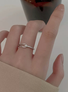 简约气质小众设计双层戒指