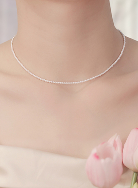 巨细baby珠项链ins风气质锁骨链