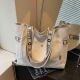 Large capacity canvas commuter bag casual shoulder tote bag