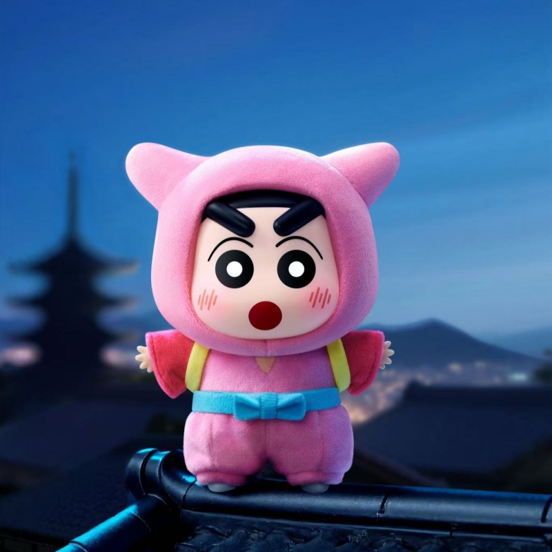 新品TOPTOY蜡笔小新经典回忆系列盲盒搪胶毛绒挂件潮玩公仔礼物女 - 图0