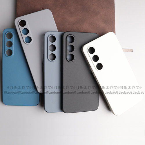 ins冷淡风颗粒粗糙细磨岩砂硬壳适用魅族21Pro手机壳Meizu古董白色INFINITY无界版防指纹20Classic全包圆边22 - 图1