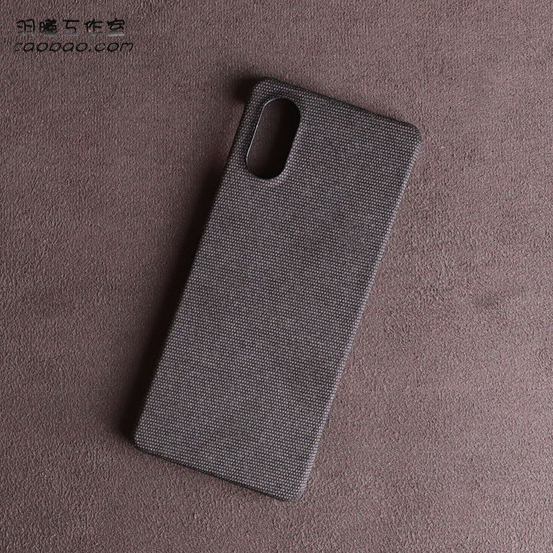 牛仔布艺适用Sony索尼Xperia 5 V手机壳x1iii半包硬壳5ii简约X5m5保护套1ii布面防指纹Pro-I五代1VI防滑 - 图1