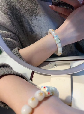 菩提日月星辰搭配象牙果度母手串手链、阿呆简约大气