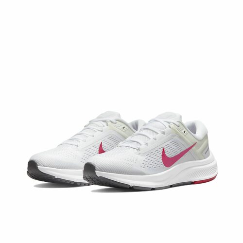 Nike时尚舒适织物减震防滑耐磨透气低帮休闲跑步鞋白粉DA8570-103 - 图0